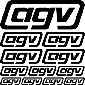Sticker Masters Agv Sponsor Set Sticker