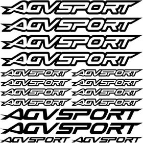 Sticker Masters Agv Sport Sponsor 2 Set Sticker