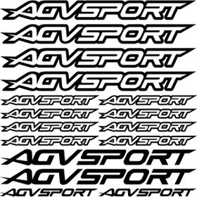 Sticker Masters Agv Sport Sponsor 2 Set Sticker