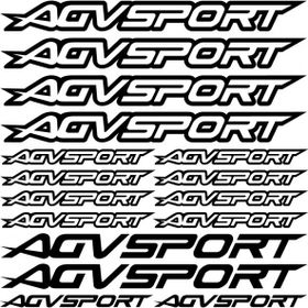 Sticker Masters Agv Sport Sponsor 2 Set Sticker