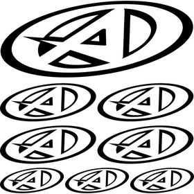 Sticker Masters Agv Sport Sponsor Set Sticker