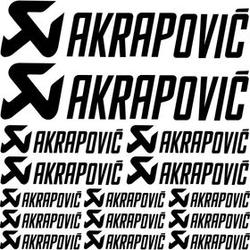Sticker Masters Akrapovic Sponsor 2 Set Sticker