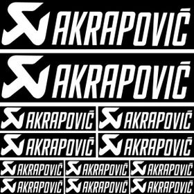 Sticker Masters Akrapovic Sponsor Set Sticker