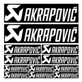 Sticker Masters Akrapovic Sponsor Set Sticker