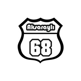 Sticker Masters Aksaraylı 68 Oto Etiket Sticker