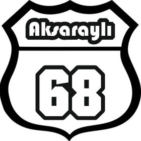 Sticker Masters Aksaraylı 68 Oto Etiket Sticker