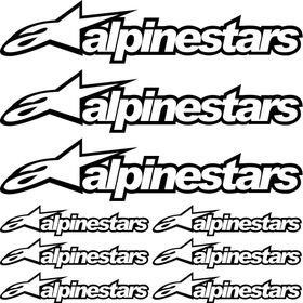 Sticker Masters Alpinestars Sponsor Set 2 Sticker