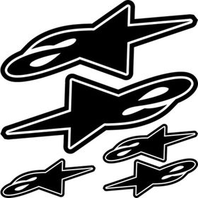 Sticker Masters Alpinestars Sponsor Set Sticker