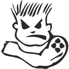 Sticker Masters Angry Man Sticker
