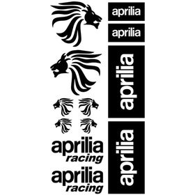 Sticker Masters Aprilia Racing 3 Siyah Sticker Set