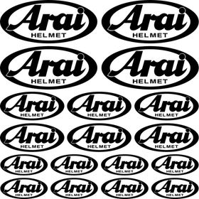 Sticker Masters Arai Sponsor Set Sticker