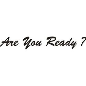 Sticker Masters Are You Ready Sticker