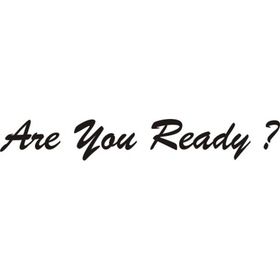 Sticker Masters Are You Ready Sticker