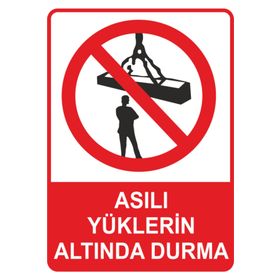 Sticker Masters Asılı Yüklerin Altında Durma Sticker