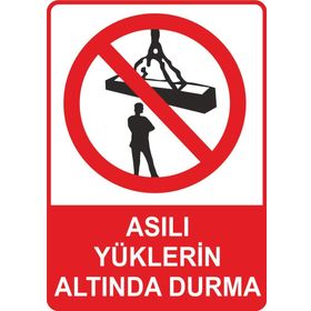 Sticker Masters Asılı Yüklerin Altında Durma Sticker