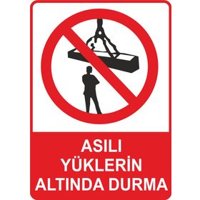 Sticker Masters Asılı Yüklerin Altında Durma Sticker
