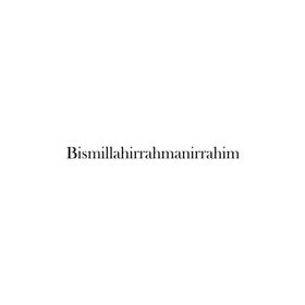 Sticker Masters Bismillahirrahmanirrahim Sticker
