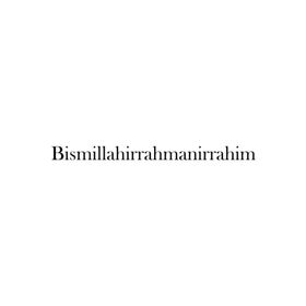 Sticker Masters Bismillahirrahmanirrahim Sticker