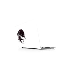 Sticker Masters Black Lion With Hat Laptop Duvar Stickerı