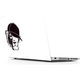 Sticker Masters Black Lion With Hat Laptop Duvar Stickerı