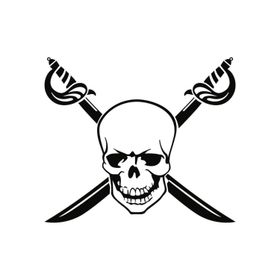 Sticker Masters Blade Skull Sticker