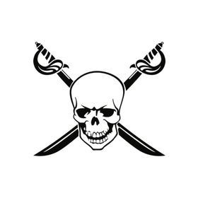 Sticker Masters Blade Skull Sticker