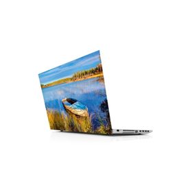 Sticker Masters Blue Sky And Lake Laptop Duvar Stickerı