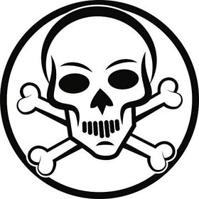 Sticker Masters Bone Skull Sticker