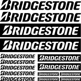 Sticker Masters Bridgestone Sponsor Set Sticker