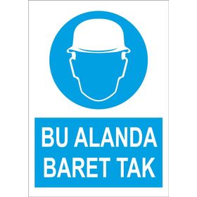 Sticker Masters Bu Alanda Baret Tak Uyarı Levhası Sticker