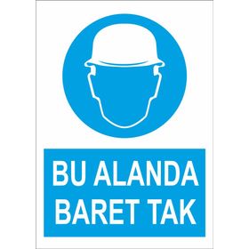 Sticker Masters Bu Alanda Baret Tak Uyarı Levhası Sticker