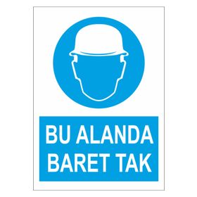 Sticker Masters Bu Alanda Baret Tak Uyarı Levhası Sticker