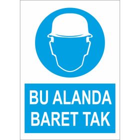 Sticker Masters Bu Alanda Baret Tak Uyarı Levhası Sticker