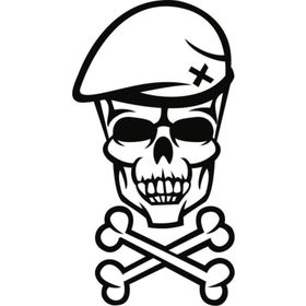 Sticker Masters Captain Bone Skull Sticker