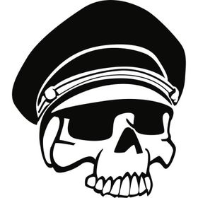 Sticker Masters Captain Front Skull Sticker