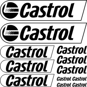 Sticker Masters Castrol Sponsor Set Sticker