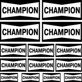 Sticker Masters Champion Sponsor Set Sticker