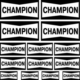 Sticker Masters Champion Sponsor Set Sticker