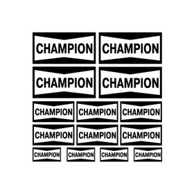 Sticker Masters Champion Sponsor Set Sticker