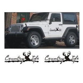 Sticker Masters Country Life Sticker,Jeep Sticker