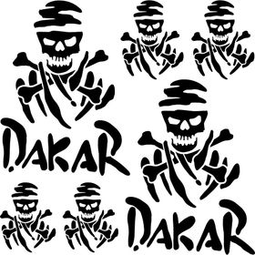 Sticker Masters Dakar Kurukafa Sponsor Set Sticker