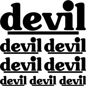 Sticker Masters Devil Sponsor Set Sticker