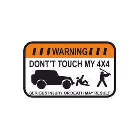 Sticker Masters Dont Touch My Jeep Sticker