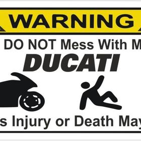 Sticker Masters Ducatime Dokunma Sticker