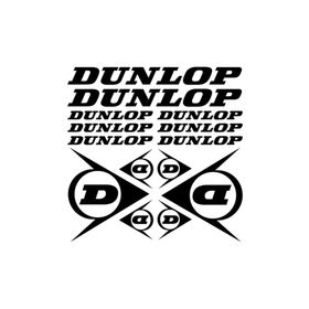 Sticker Masters Dunlop Sponsor Siyah Sticker Set