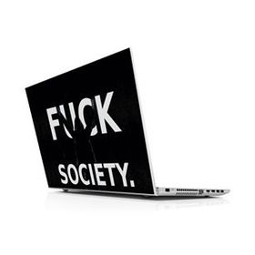 Sticker Masters Fck Society Laptop Sticker