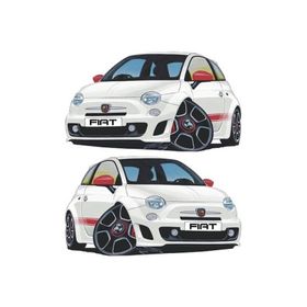 Sticker Masters Fiat 500 Basık Araç Sticker