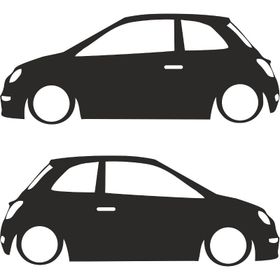 Sticker Masters Fiat 500 Basık Araç Sticker