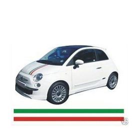 Sticker Masters Fiat 500 Ön Kaput İtalyan Şerit Sticker