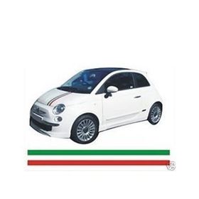 Sticker Masters Fiat 500 Ön Kaput İtalyan Şerit Sticker